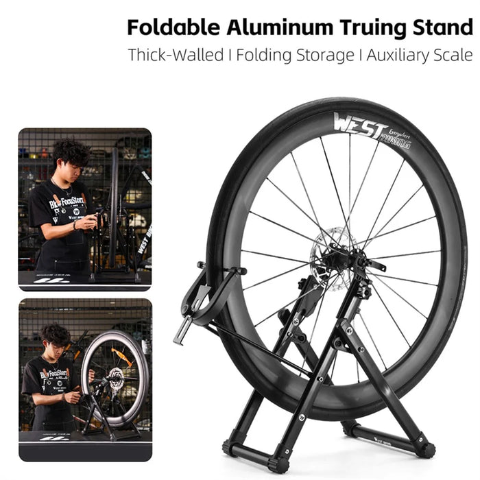 WEST BIKING YP0719439 Bike Truing Stand Foldable Bicycle Wheel Maintenance Tool - 5