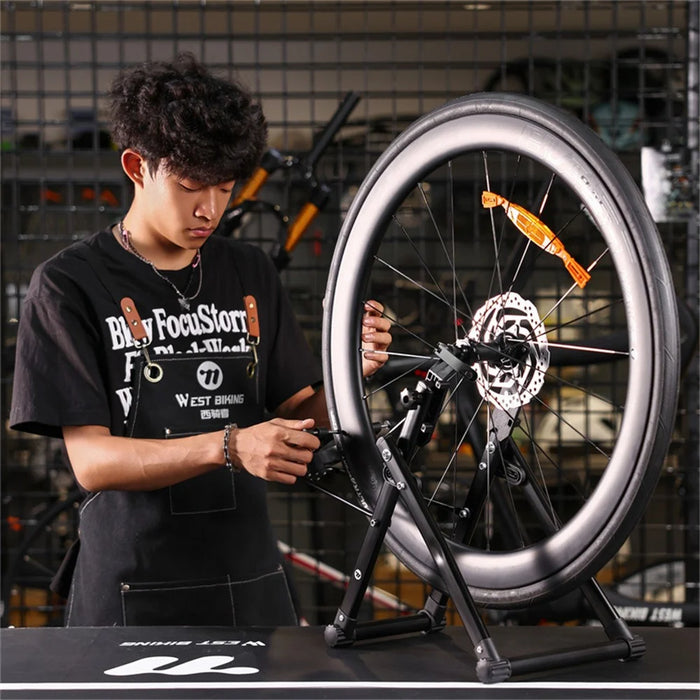WEST BIKING YP0719439 Bike Truing Stand Foldable Bicycle Wheel Maintenance Tool - 6