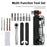 WEST BIKING 0719452B0000 Bike Repair Tool Kit Multifunctional Hex Key CO2 Inflator Valve Set for Bicycle Maintenance - 2