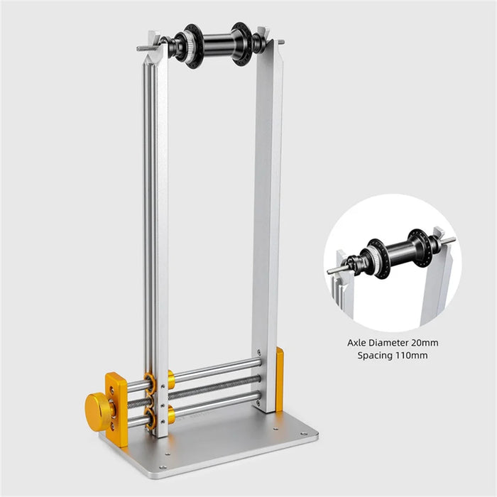 WEST BIKING YP0719470 For 12 / 15 / 20mm Thru Axle Hubs Bicycle Truing Stand Adapter Metal Conversion Tool - 3