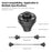WEST BIKING YP0719470 For 12 / 15 / 20mm Thru Axle Hubs Bicycle Truing Stand Adapter Metal Conversion Tool - 6