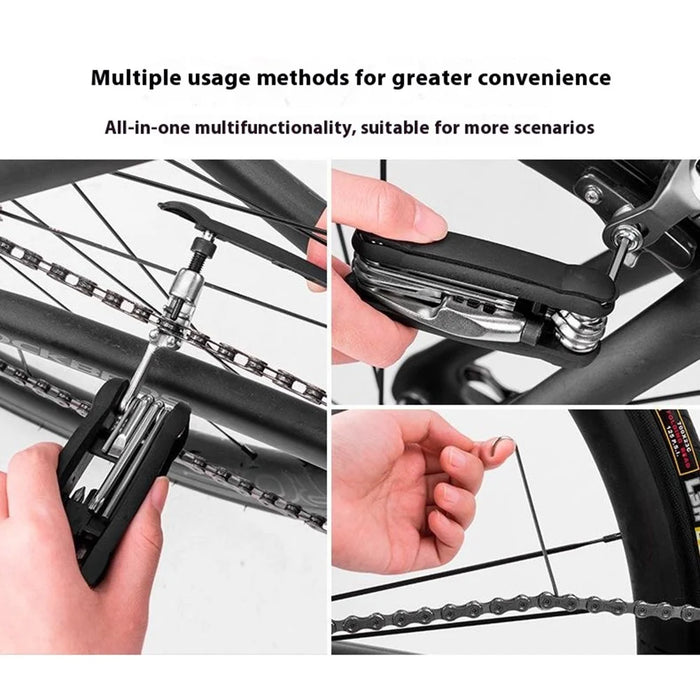 ROCKBROS GJ8002 16 in 1 Multifunction Bicycle Repair Tool Set for Mountain Road Bikes Hex Socket Cycling Screwdriver Kit - 4
