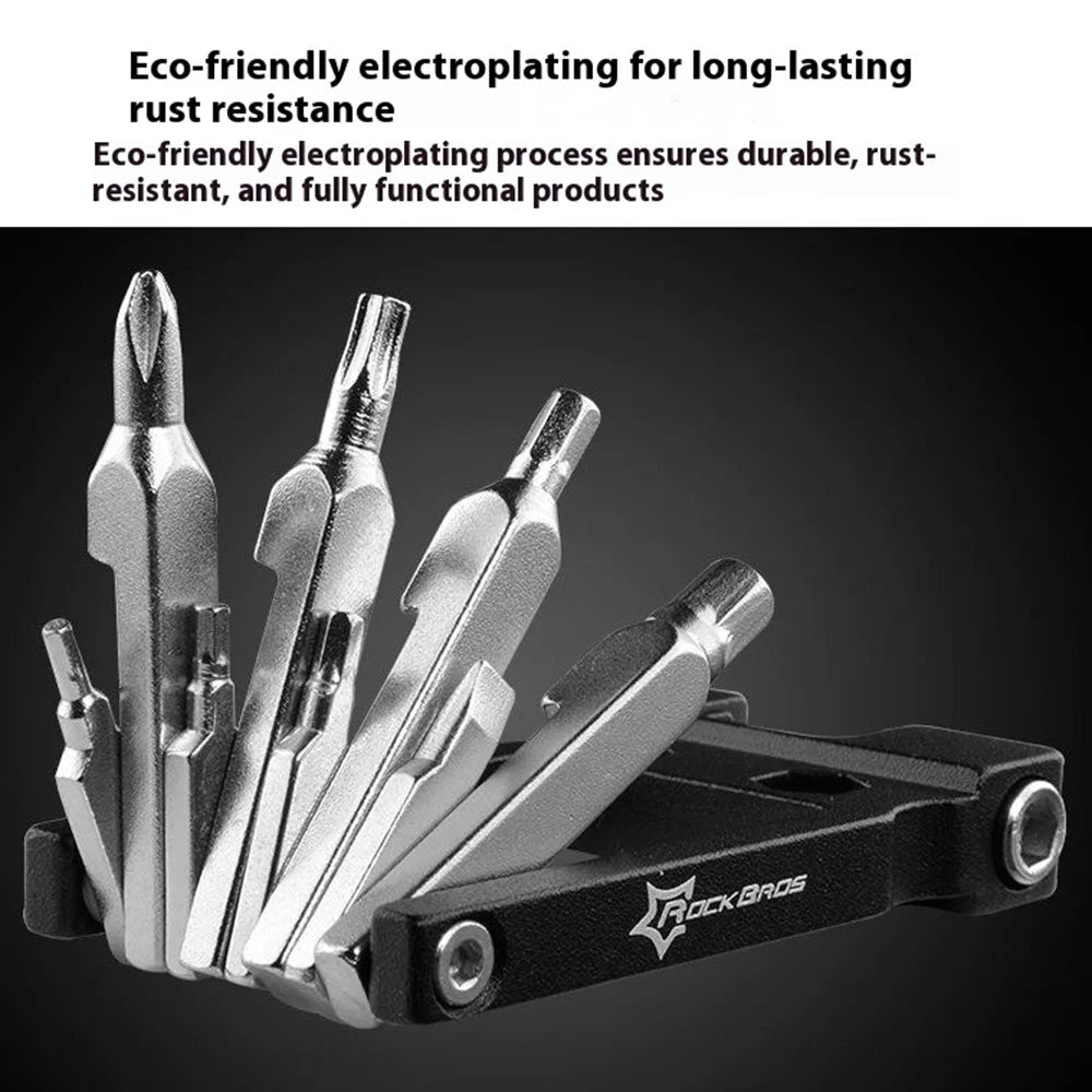 ROCKBROS GJ8002 16 in 1 Multifunction Bicycle Repair Tool Set for Mountain Road Bikes Hex Socket Cycling Screwdriver Kit - 5