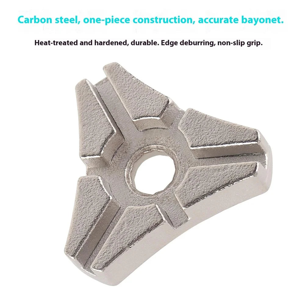 103409-1 Bicycle Spoke Wrench 6 Sizes Triangular Carbon Steel Bike Wheel Truing Repair Tool - 3