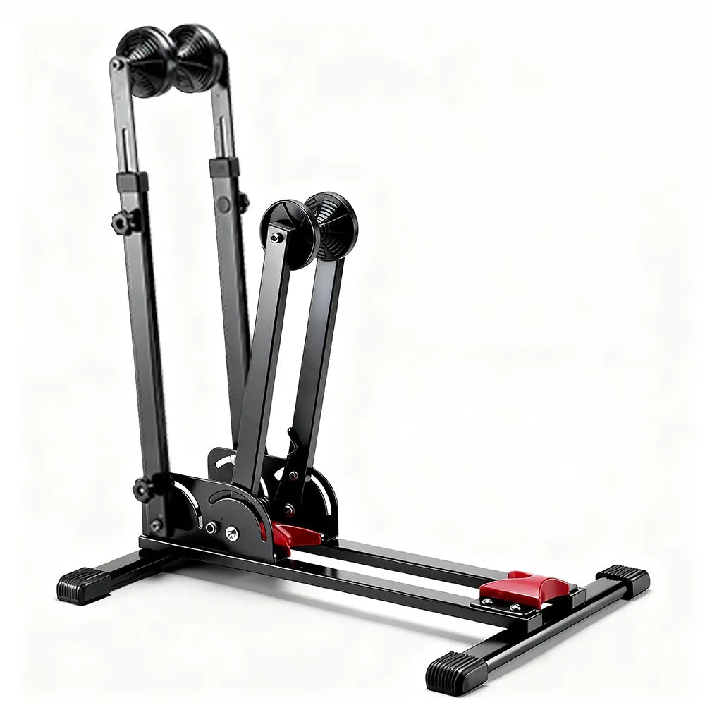 WEST BIKING YP0723031 3 in 1 L-Shaped Bike Stand Carbon Steel Adjustable Floor Parking Rack for Mountain Bicycle - 3