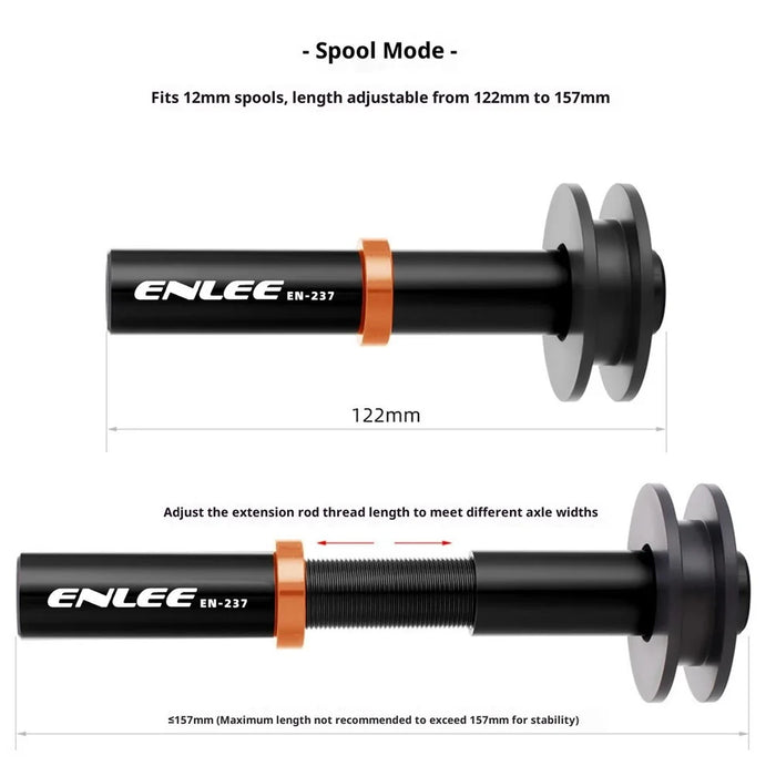 ENLEE EN-237 Chain Keeper Stabilizer Dummy Hub Cleaning Tool for Mountain / Road Bikes - 5