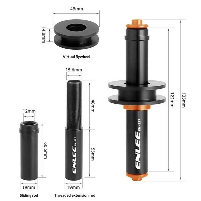 ENLEE EN-237 Chain Keeper Stabilizer Dummy Hub Cleaning Tool for Mountain / Road Bikes - 7
