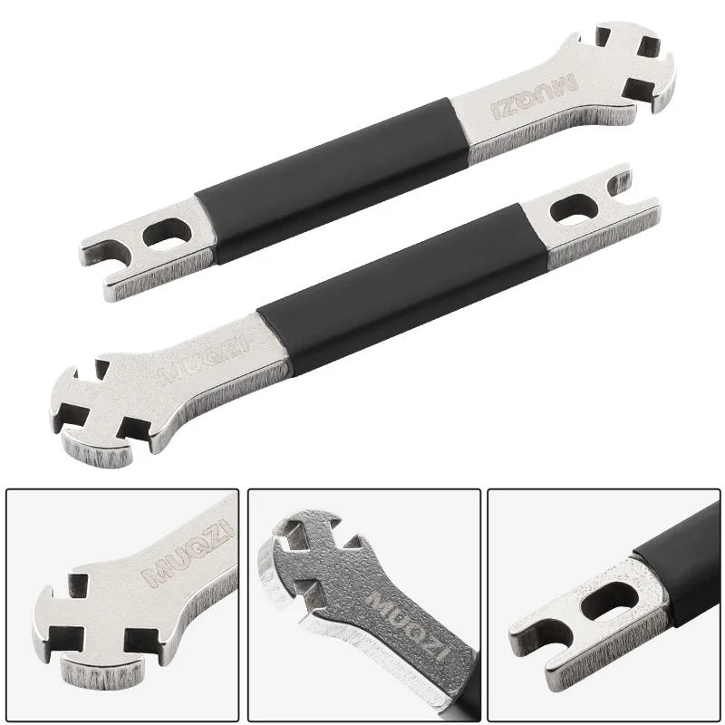MUQZI Bike Spoke Wrench 3.3/3.4/3.5mm Spoke Nipple Remover Bicycle Wheel Tension Adjustment Tool - 1Pc - 3