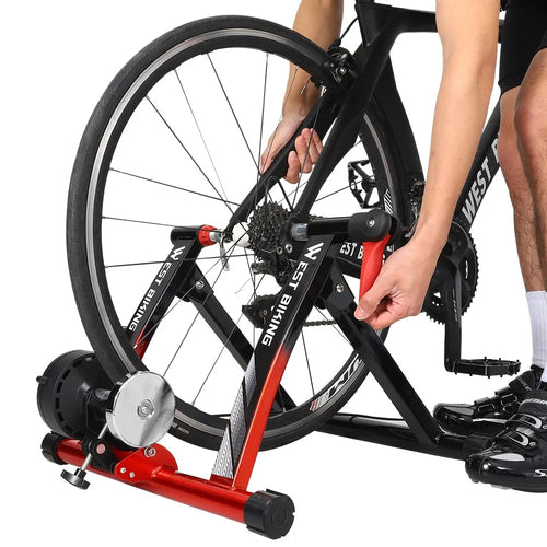 WEST BIKING YP1402009 Bike Trainer Stand Noise Reduction Indoor Exercise Foldable Training Stand with 6-level Resistance - 1