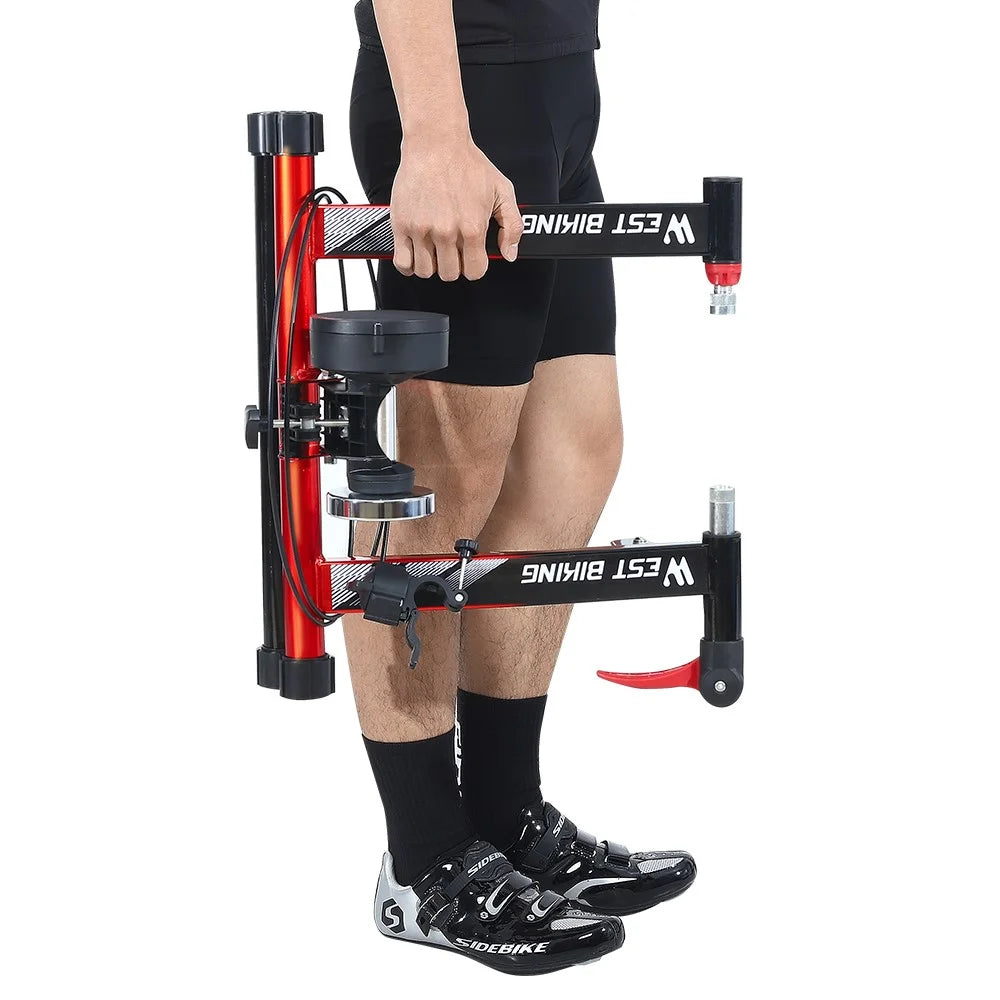 WEST BIKING YP1402009 Bike Trainer Stand Noise Reduction Indoor Exercise Foldable Training Stand with 6-level Resistance - 6