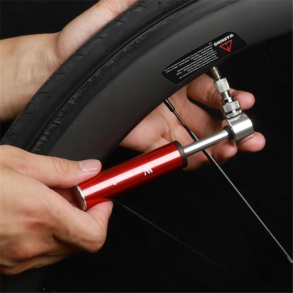 WEST BIKING Bicycle Repair Tool Kit Portable MTB Road Bike Tire Air Pump Tyre Lever Repairing Patch with Storage Bag - Black Pump - 4