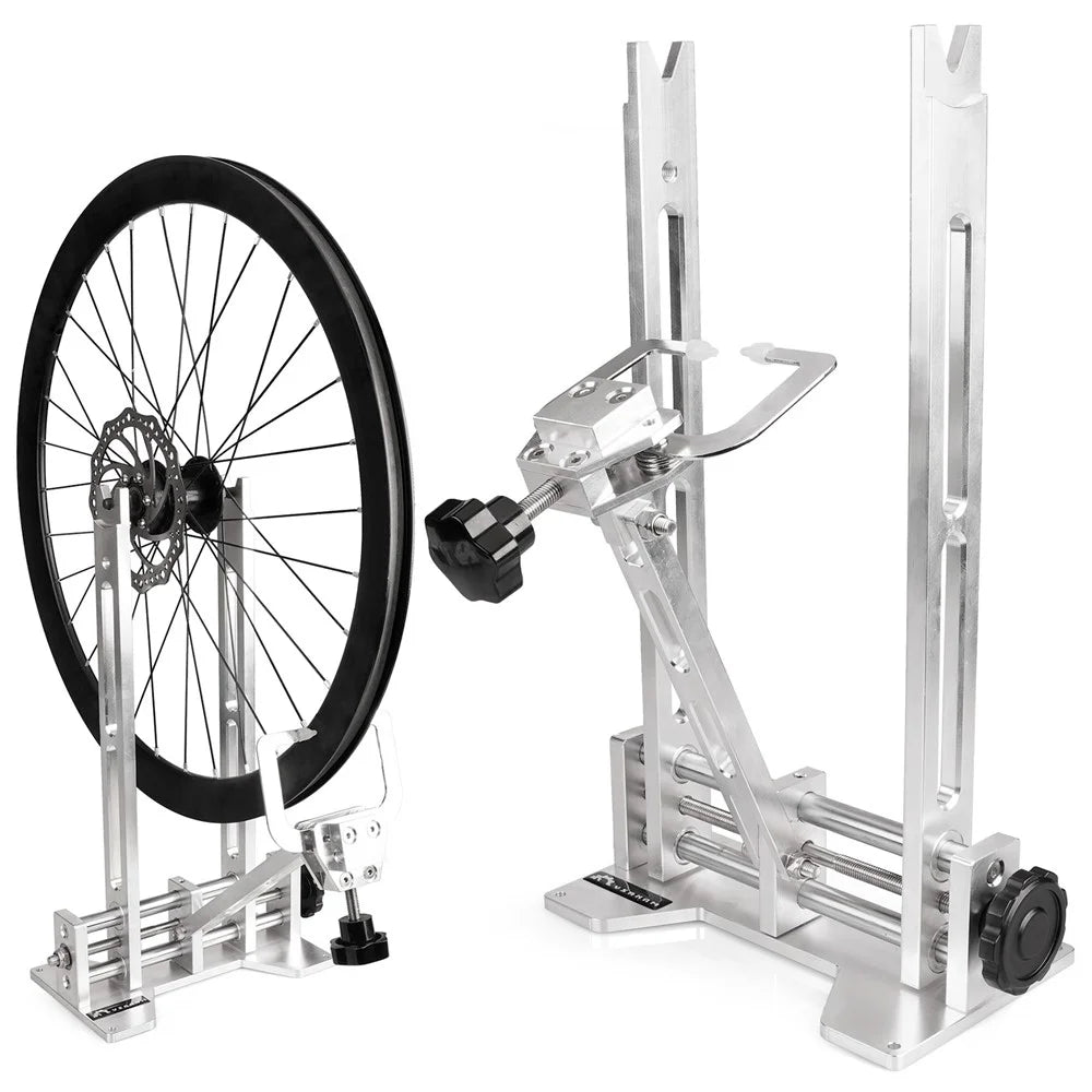 YSANAM Aluminum Alloy Bike Wheel Truing Stand Bicycle Repair Tools for Mountain MTB Bike Road Bicycle Cycling Accessories - 1