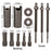 ZTTO ZCGJ 12Pcs / Set 9-23mm Motorcycle Inner Bearing Puller Set Internal Bearing Extractor Kit Removal Tool - 7