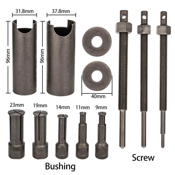 ZTTO ZCGJ 12Pcs / Set 9-23mm Motorcycle Inner Bearing Puller Set Internal Bearing Extractor Kit Removal Tool - 7