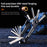WEST BIKING YP0719349 Multifunction CRV Steel Bicycle Repair Tool CO2 Air Nozzle Screwdriver Wrench Kit - 5