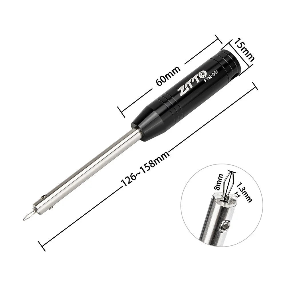 ZTTO FTM-001 Mountain Bike Spanner Bike Spoke Cap Removal Repair Wrench - Black - 7