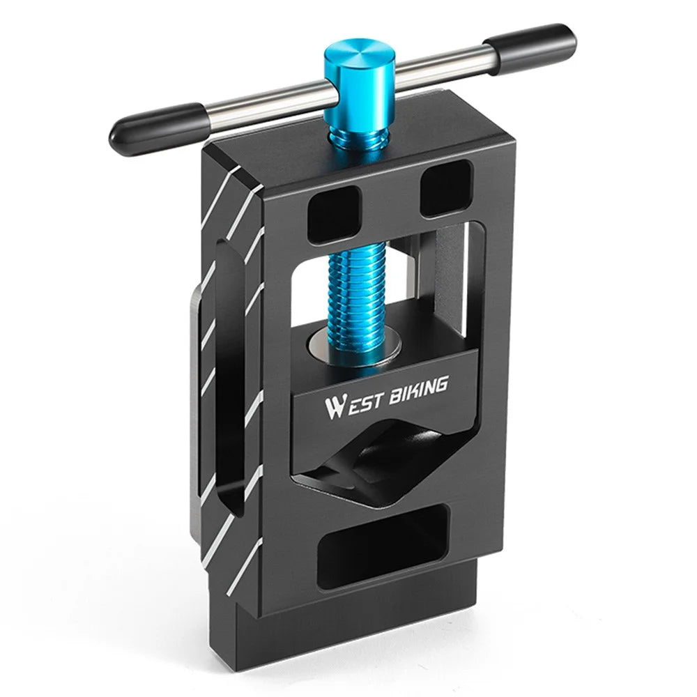 WEST BIKING YP0719365 Bicycle Fork Cutoff Tool Carbon Fiber Seat Post Cutting Saw Guide Cutoff Tube Holder - Blue - 1