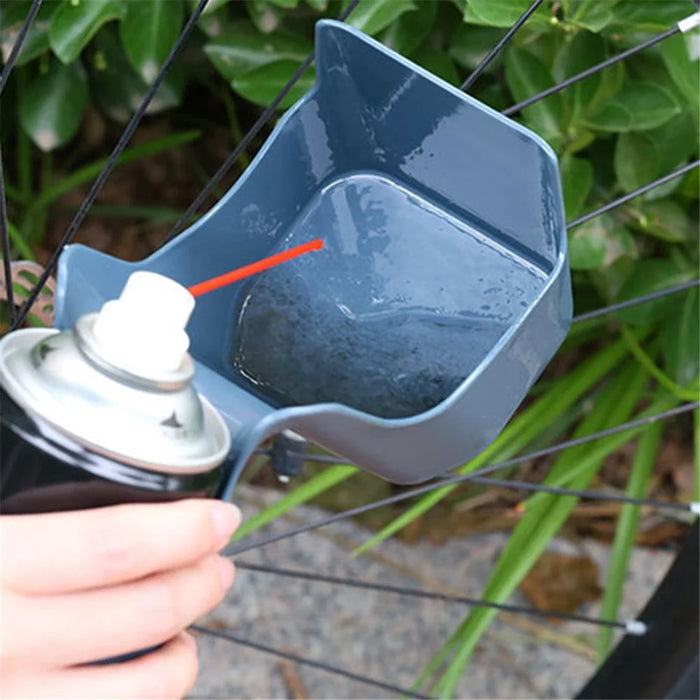 Plastic Bicycle Chain Cleaning Oil Splash-Proof Tool Bike Chain Oil Storage Box - 7