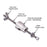 ZTTO Bicycle Hub Repair Tool Steel Bike Hub Installation Wrench Remover - 3