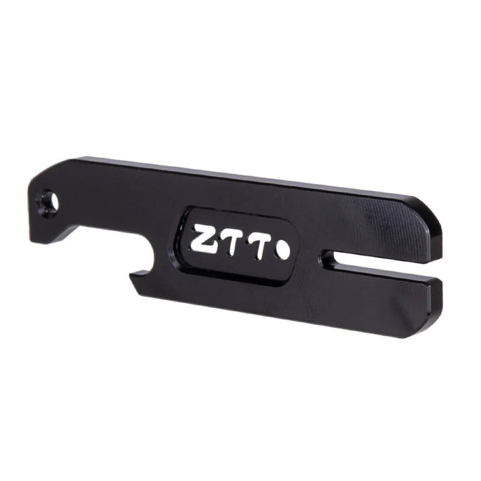 ZTTO Compact Size Aluminum Alloy Bike Disc Alignment Tool Wrench Regulator - Black - 3