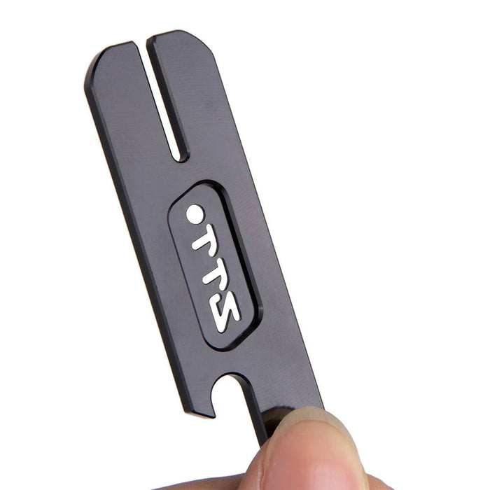 ZTTO Compact Size Aluminum Alloy Bike Disc Alignment Tool Wrench Regulator - Black - 4