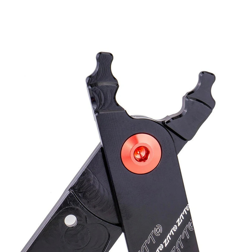 ZTTO MSKQ 4-in-1 Bicycle Chain Link Remover Aluminum Alloy Tire Prying Valve Core Removal Tool - Black - 2