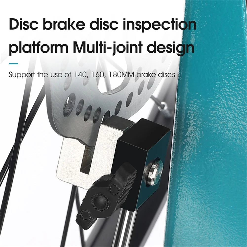 WEST BIKING YP0719303 High-Carbon Steel Bike Wheel Truing Stand Repair Tool Holder Rack - 5