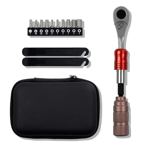 E22904 Bicycle Torque Wrench Set Bike Repair Tool with Storage Bag - 1
