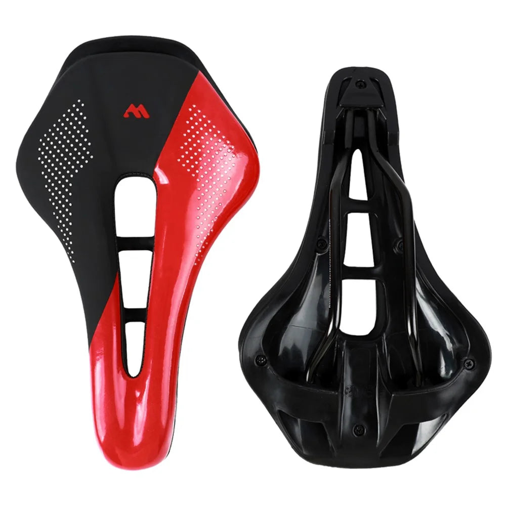 WEST BIKING Bike Seat Cover Breathable Soft Padded Cushion for Road Bike - Red - 2
