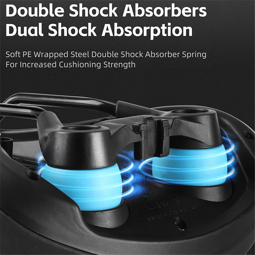 WEST BIKING YP0801210-211 Hollow Bicycle Seat Cushion Shock Absorption Mountain Bike Saddle - Classic Style - 4