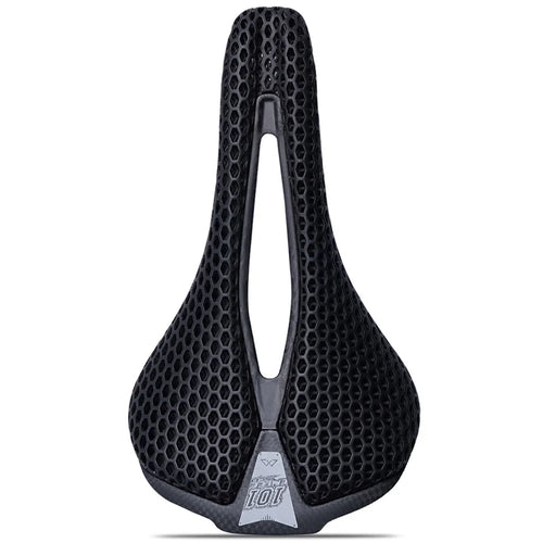 ENLEE 3D Printing Bike Cycling Saddle Carbon Fiber Honeycomb Design Breathable Bicycle Seat, 250x140x17mm - 1