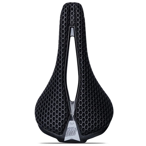 ENLEE 250x140x17mm 3D Printing Bike Saddle Carbon Fiber Breathable Honeycomb Bicycle Seat, Nylon Type - 1