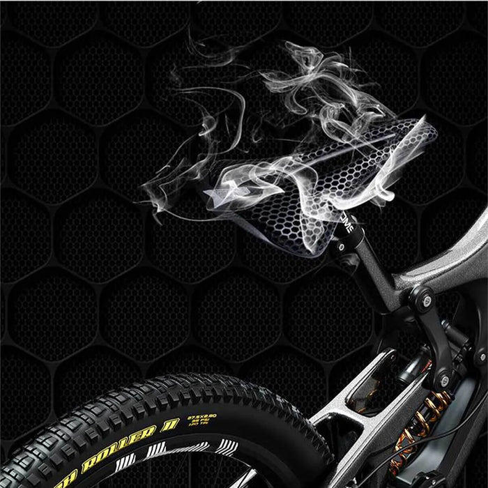 ENLEE 250x140x17mm 3D Printing Bike Saddle Carbon Fiber Breathable Honeycomb Bicycle Seat, Nylon Type - 4