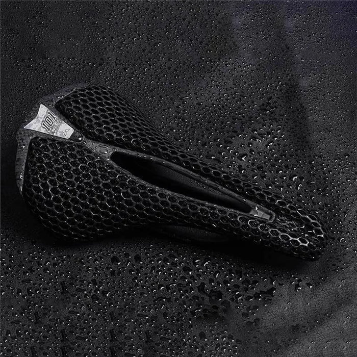 ENLEE 250x140x17mm 3D Printing Bike Saddle Carbon Fiber Breathable Honeycomb Bicycle Seat, Nylon Type - 5
