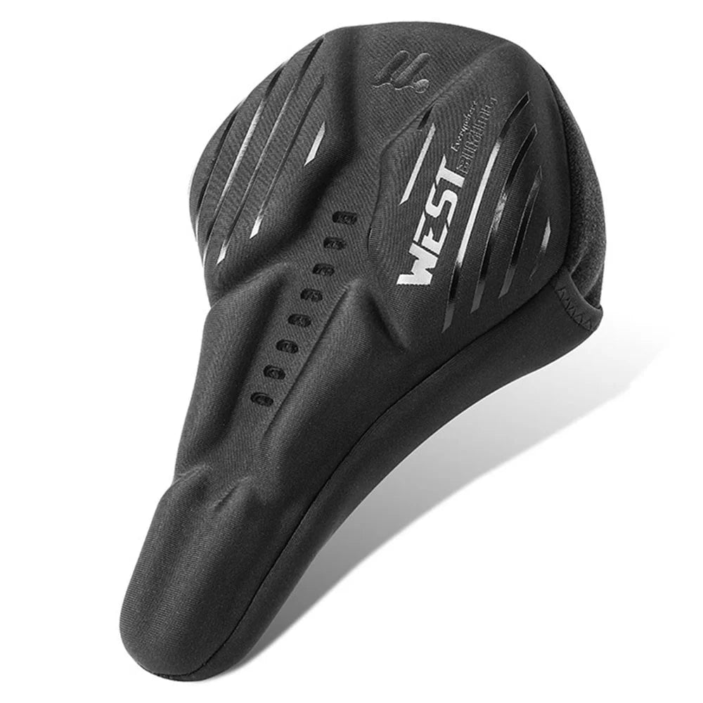 WEST BIKING YP0801224 Breathable Design Bike Saddle Cushion Bicycle Seat Cover with Rain Cover - 1