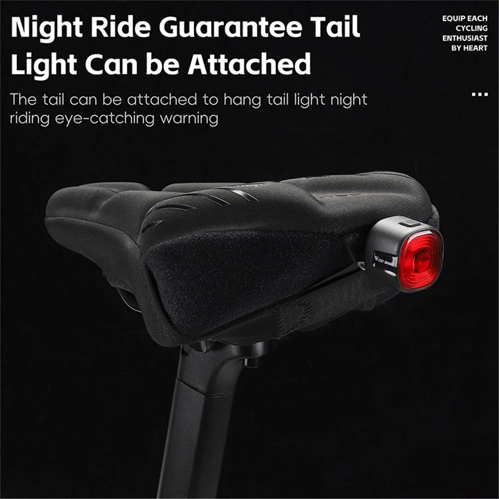 WEST BIKING YP0801224 Breathable Design Bike Saddle Cushion Bicycle Seat Cover with Rain Cover - 7
