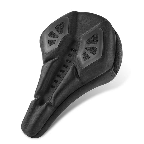 WEST BIKING YP0801221 Bike Saddle Cover Memory Foam + Silicone Breathable Bicycle Seat Cushion - Black - 1