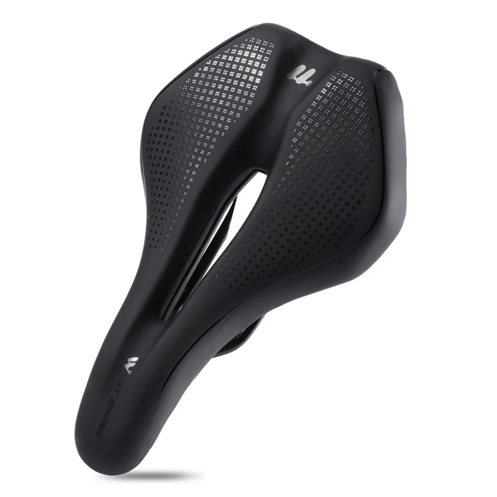 WEST BIKING Bicycle Saddle for Mountain and Road Bikes Shock-Absorbing Bike Seat - Hollow Style - 1