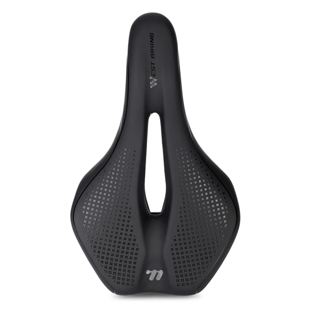 WEST BIKING Bicycle Saddle for Mountain and Road Bikes Shock-Absorbing Bike Seat - Hollow Style - 2
