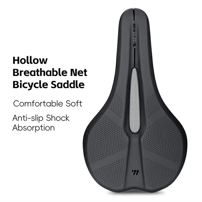 WEST BIKING YP0801237 Mountain Road Bike Breathable Mesh Bicycle Saddle Shock Absorption Seat - 2