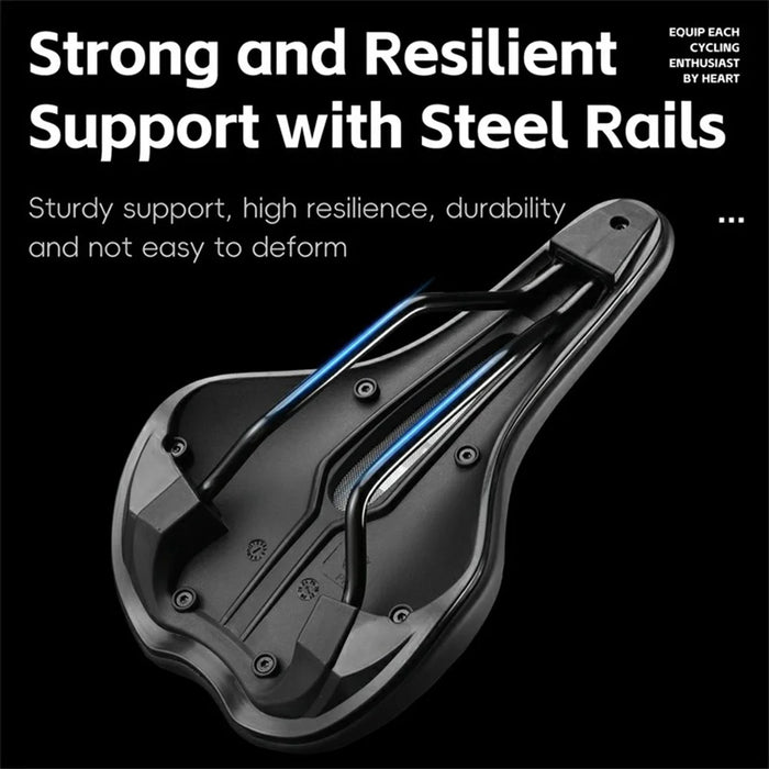 WEST BIKING YP0801237 Mountain Road Bike Breathable Mesh Bicycle Saddle Shock Absorption Seat - 7