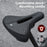 WEST BIKING Bicycle Saddle Wide Comfort Seat Shock Absorbing Spring Cushion with Taillight Mount - 3