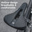 WEST BIKING Bicycle Saddle Wide Comfort Seat Shock Absorbing Spring Cushion with Taillight Mount - 7