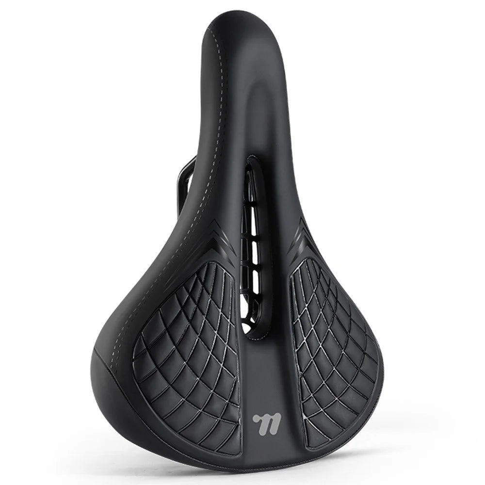 WEST BIKING 0801238B0000 Bicycle Saddle Comfort Shock Absorbing Bike Seat (Basic Style) - 1