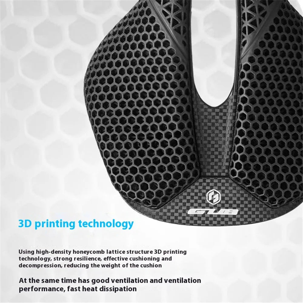 GUB 1169-143 3D Printed Bike Saddle MTB Road Cycling Breathable Honeycomb Lightweight Seat Cushion - 6