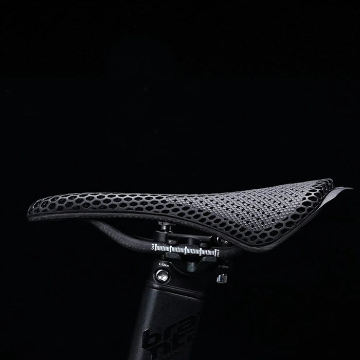 ENLEE E22144 3D Printed Carbon Fiber Saddle for Road Mountain Bike Shock Absorbing Cycling Seat Cushion - 6