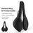 WEST BIKING YP0801249 3D Printed Bicycle Saddle Titanium Alloy Nylon Fiber Seat Cushion for MTB Bikes, 245 x 145mm - 3