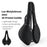 WEST BIKING YP0801248 3D Printed Bicycle Saddle Chromoly Steel Nylon Fiber Seat Cushion for MTB Bikes, 245 x 145mm - 2