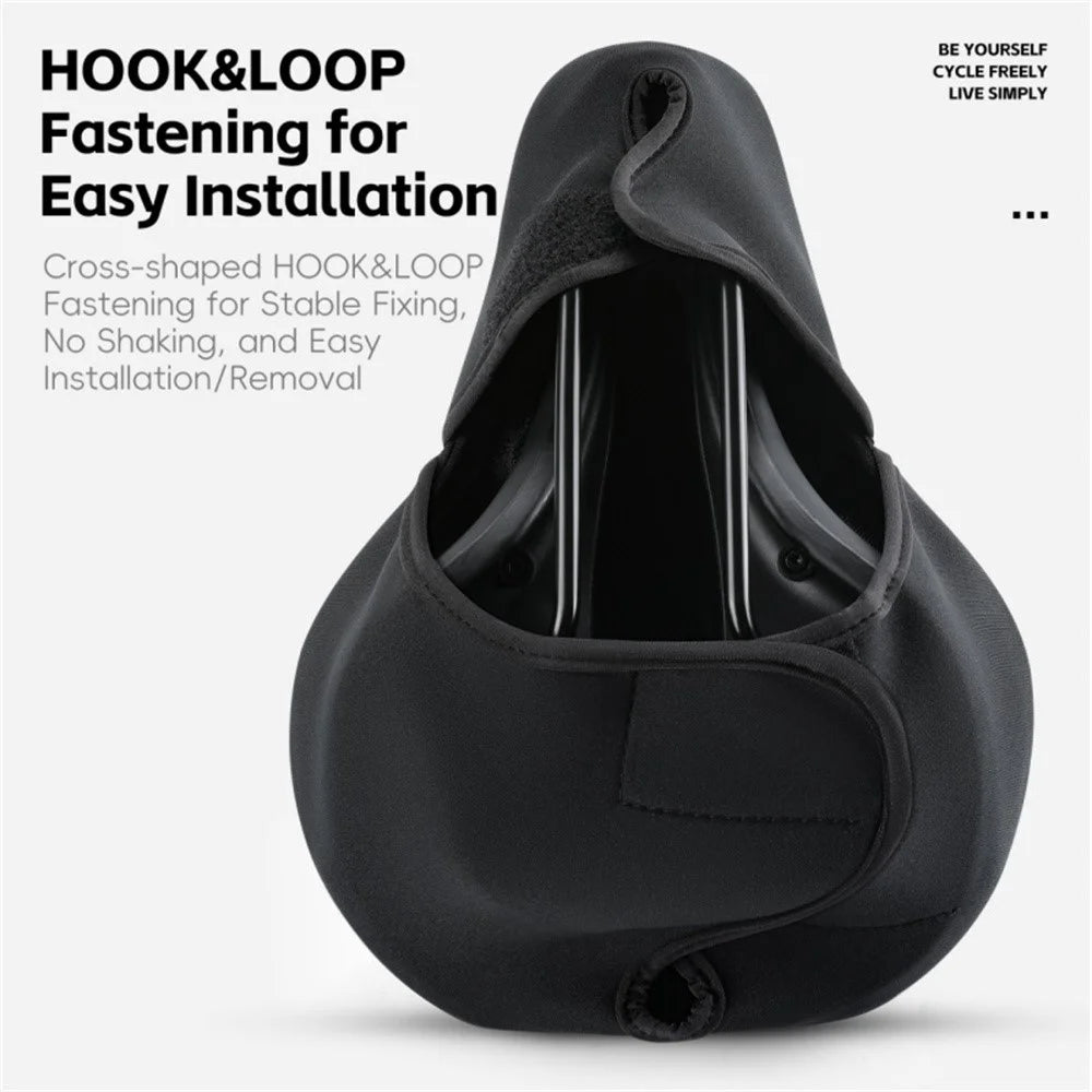 WEST BIKING YP0801260 Size L Inflatable 3D Air Cushion Bike Seat for Mountain Bike Shockproof Cycling Saddle Pad - 7