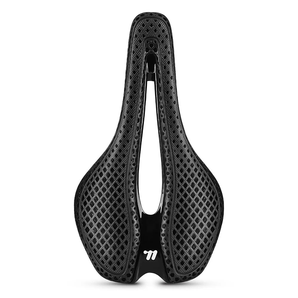 WEST BIKING YP0801262 3D Printed Carbon Fiber Saddle Shockproof Cycling Seat Cushion for Mountain Bike - 2